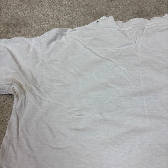 Vintage 80s Millionaire in Training Ferarri T Shirt Crop Top Women's Large - Picture 11 of 12